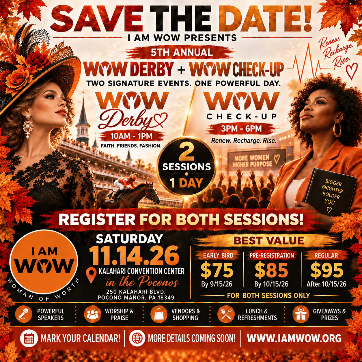 WOW Derby + WOW Check-Up – Both Sessions